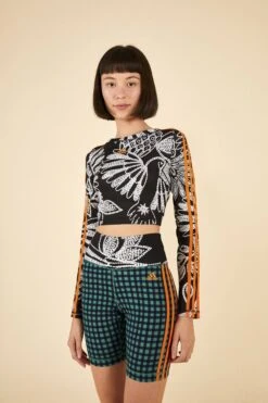 Farm Rio ADIDAS FARM Bike Shorts Green