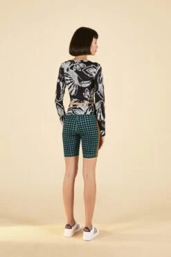 Farm Rio ADIDAS FARM Bike Shorts Green -Farm Rio HN3899 04