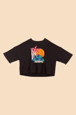 Farm Rio Adidas Farm Gfx Tee Black -Farm Rio HS1177 06