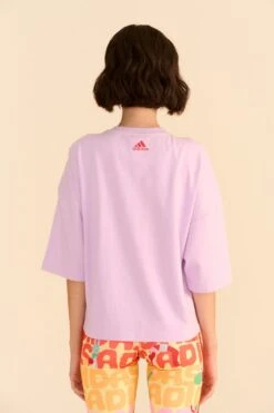 Farm Rio Adidas Farm Gfx Tee Purple -Farm Rio HS1178 04