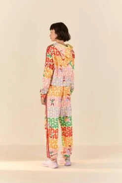 Farm Rio Adidas Farm Trackpants Pearl Citrine 8 Farm Rio Adidas Farm Trackpants Pearl Citrine -Farm Rio HS1182 03