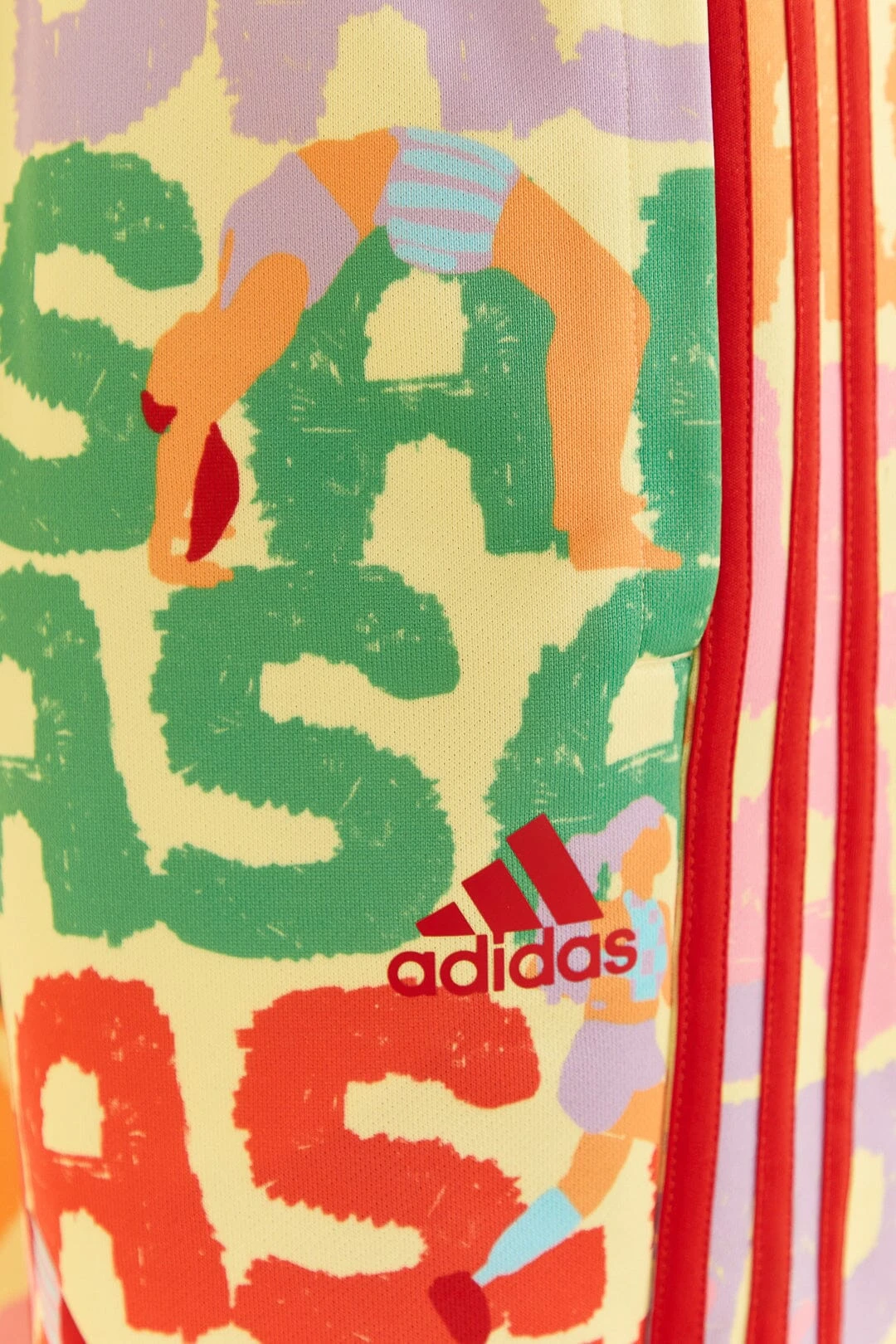 Farm Rio Adidas Farm Trackpants Pearl Citrine 5 Farm Rio Adidas Farm Trackpants Pearl Citrine - Image 5