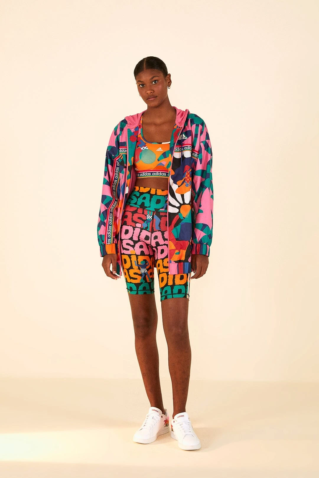 Farm Rio Adidas Farm Bike Short Black 1 Farm Rio Adidas Farm Bike Short Black