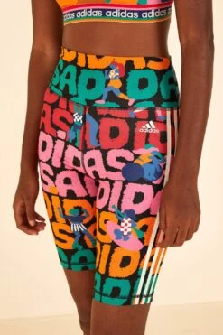 Farm Rio Adidas Farm Bike Short Black 9 Farm Rio Adidas Farm Bike Short Black -Farm Rio HS1185 04