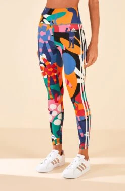 Farm Rio Adidas Farm Training Tights Green -Farm Rio HS1191 03