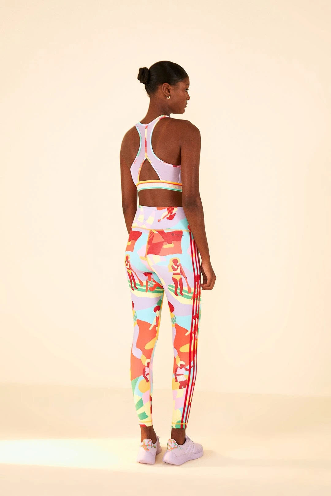 Farm Rio Adidas Farm Training Tights Gold 4 Farm Rio Adidas Farm Training Tights Gold - Image 4