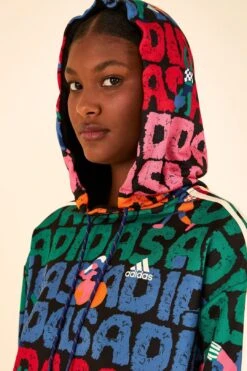 Farm Rio Adidas Farm Hoodie Black -Farm Rio HS1195 03