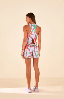 Farm Rio Adidas Farm Pacer Shorts Purple 8 Farm Rio Adidas Farm Pacer Shorts Purple -Farm Rio HS1198 03