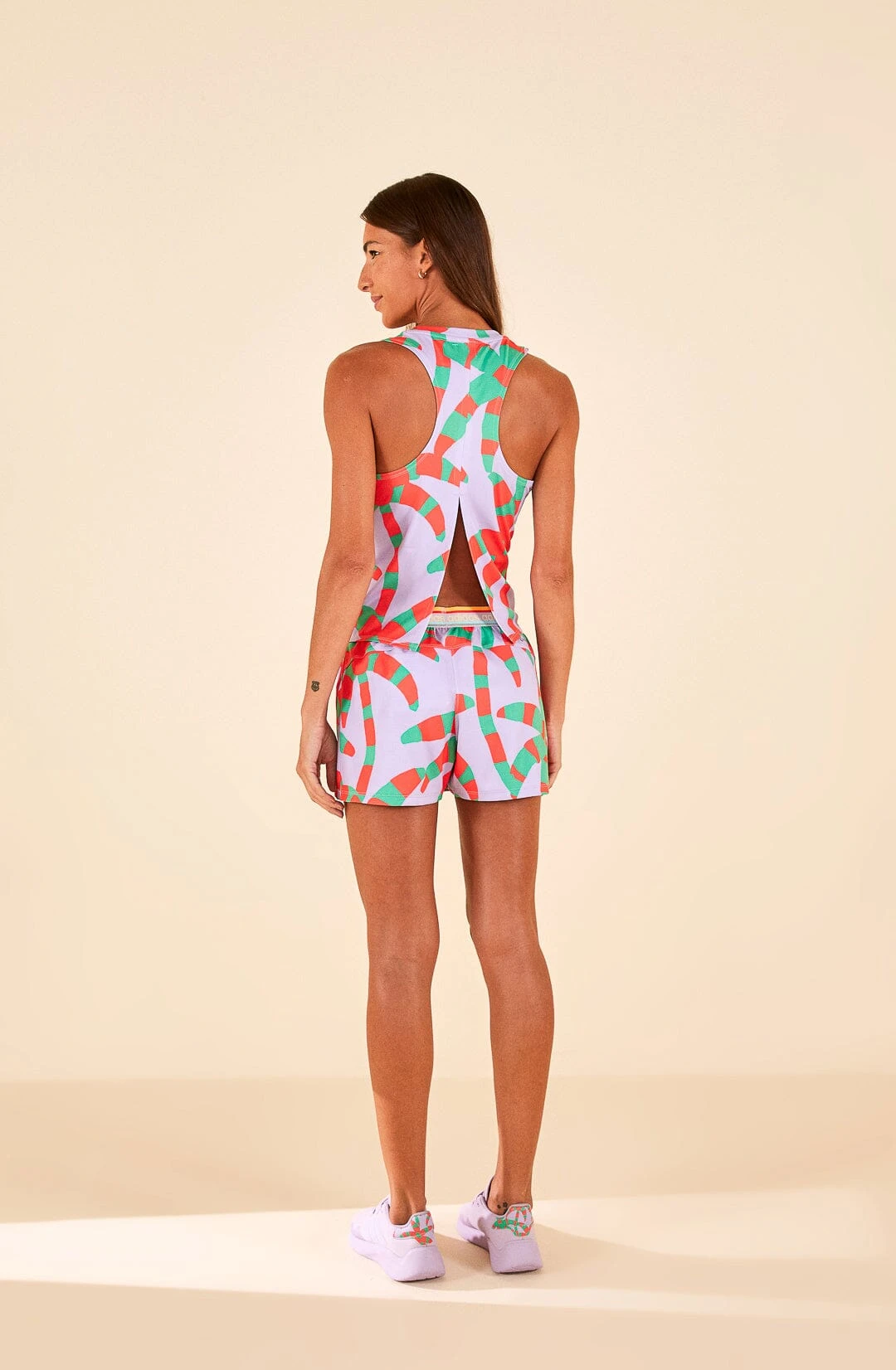 Farm Rio Adidas Farm Pacer Shorts Purple 4 Farm Rio Adidas Farm Pacer Shorts Purple - Image 4