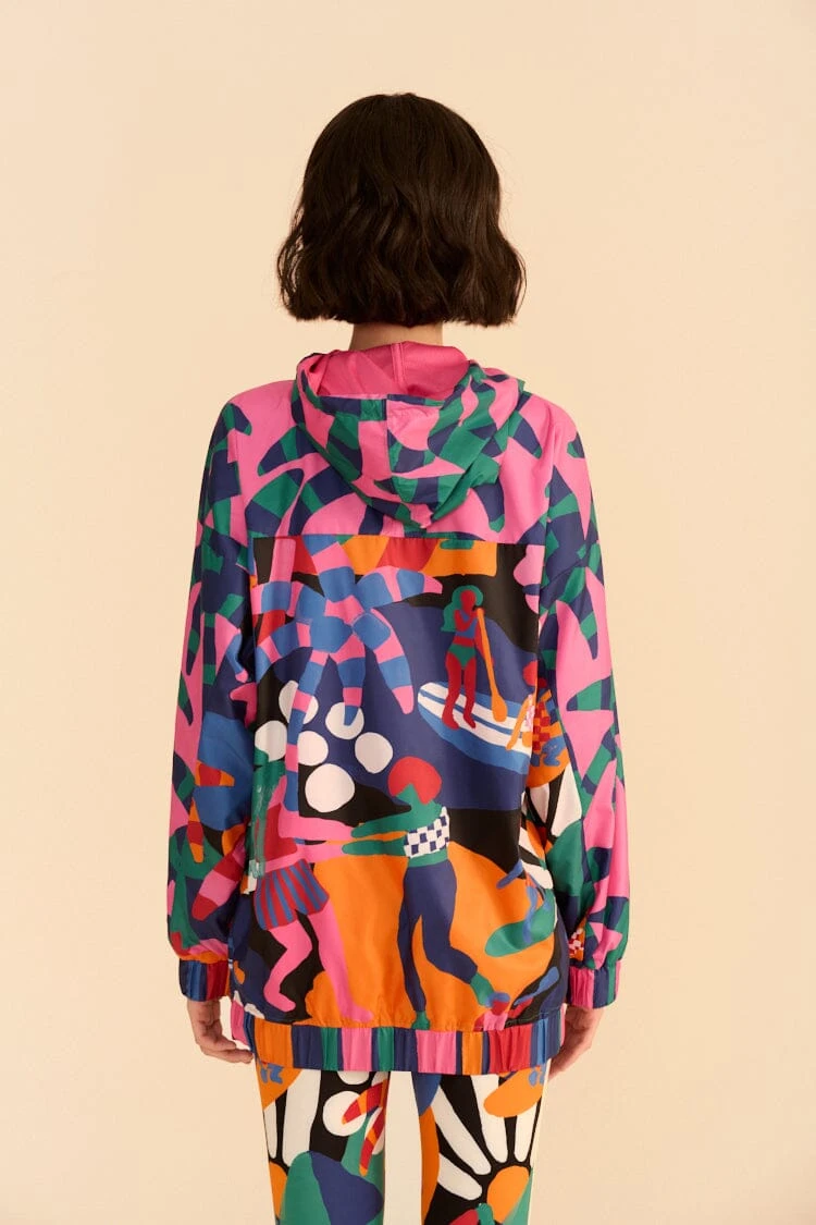 Farm Rio Adidas Farm Jacket Green 4 Farm Rio Adidas Farm Jacket Green - Image 4