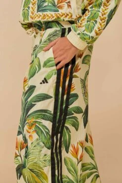 Adidas Tropical Breeze Cream White Pants -Farm Rio JD6300 04