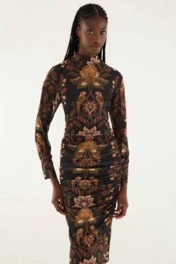 Farm Rio Black Berry Garden Tulle Midi Dress 5 Farm Rio Black Berry Garden Tulle Midi Dress -Farm Rio farm rio black berry garden tulle midi dress 339764 1