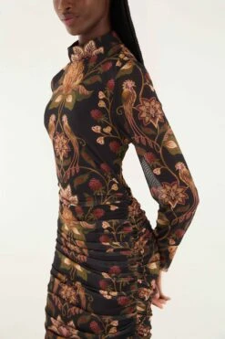 Farm Rio Black Berry Garden Tulle Midi Dress 6 Farm Rio Black Berry Garden Tulle Midi Dress -Farm Rio farm rio black berry garden tulle midi dress 339764 2