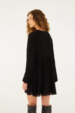 Farm Rio Black Shell Mini Dress -Farm Rio farm rio black shell mini dress 351984 3