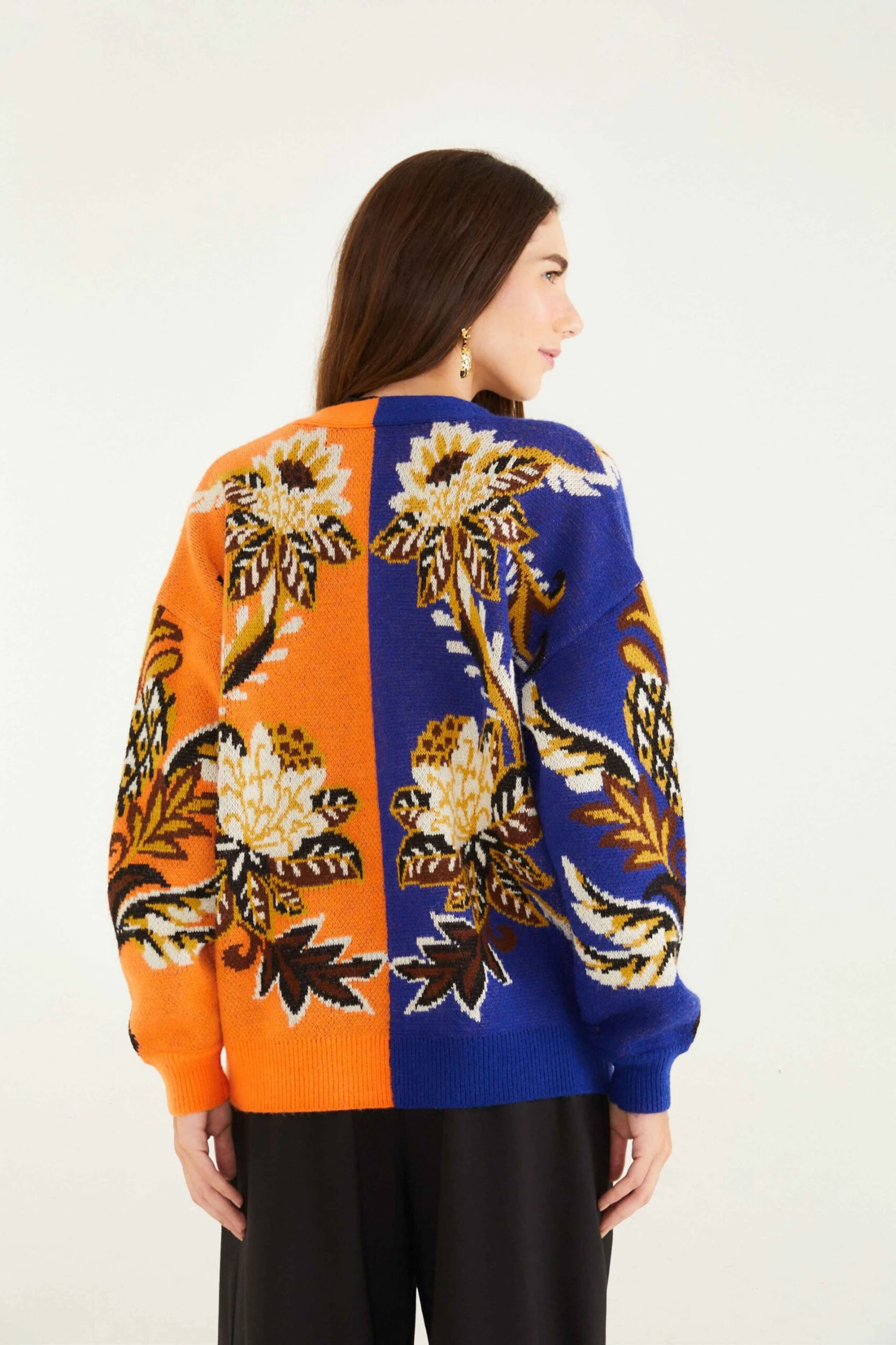 Farm Rio Mixed Arabesque Paradise Knit Cardigan 3 Farm Rio Mixed Arabesque Paradise Knit Cardigan - Image 3